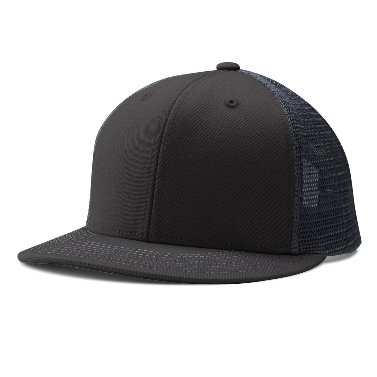 Champro HC5 Performance Trucker Snapback Cap Moisture Wicking Team B14BLACKGRAPHITEBLACK Standard Baseball Caps