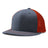 Champro HC5 Performance Trucker Snapback Cap Moisture Wicking Team GH11GRAPHITEORANGEGRAPHITE Standard Baseball Caps