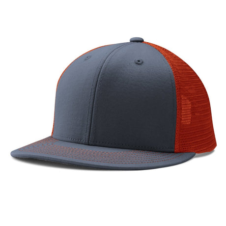 Champro HC5 Performance Trucker Snapback Cap Moisture Wicking Team GH11GRAPHITEORANGEGRAPHITE Standard Baseball Caps