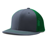 Champro HC5 Performance Trucker Snapback Cap Moisture Wicking Team GH8GRAPHITEKELLYGRAPHITE Standard Baseball Caps