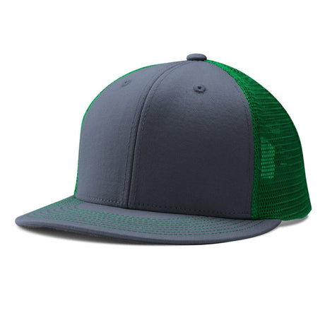 Champro HC5 Performance Trucker Snapback Cap Moisture Wicking Team GH8GRAPHITEKELLYGRAPHITE Standard Baseball Caps