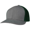 Champro HC5 Performance Trucker Snapback Cap Moisture Wicking Team HG3HEATHERFORESTGREENHEATHER Standard Baseball Caps