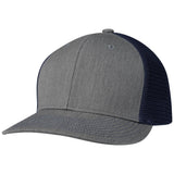 Champro HC5 Performance Trucker Snapback Cap Moisture Wicking Team HG4HEATHERNAVYHEATHER Standard Baseball Caps