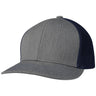 Champro HC5 Performance Trucker Snapback Cap Moisture Wicking Team HG4HEATHERNAVYHEATHER Standard Baseball Caps