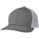 Champro HC5 Performance Trucker Snapback Cap Moisture Wicking Team HG7HEATHERWHITEHEATHER Standard Baseball Caps