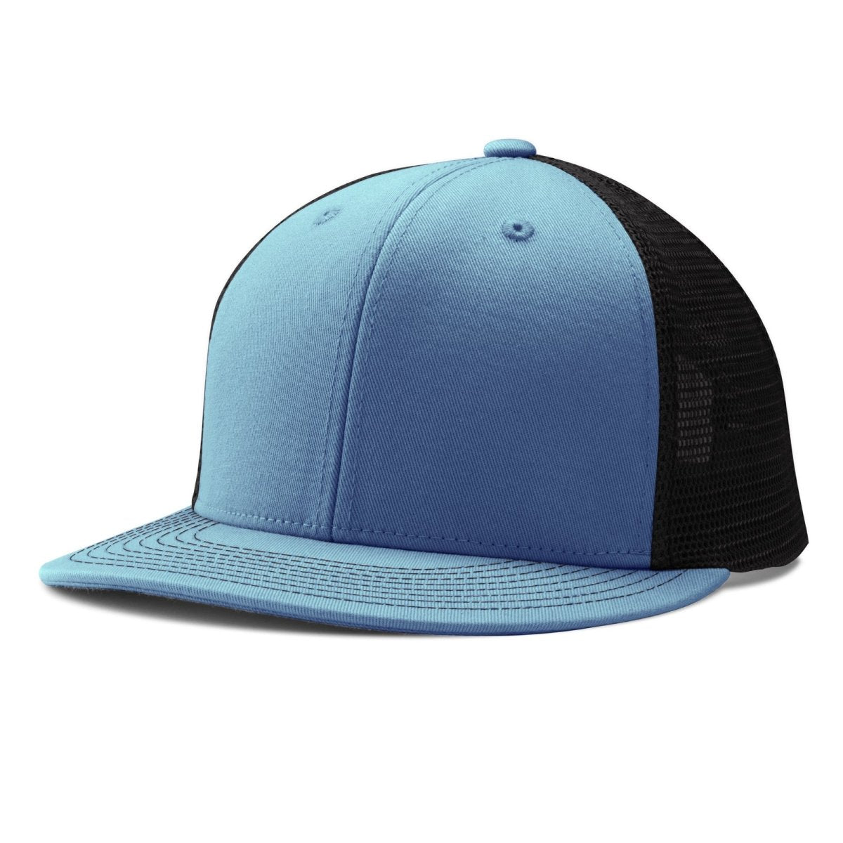 Champro HC5 Performance Trucker Snapback Cap Moisture Wicking Team LB2LTBLUEBLACKLTBLUE Standard Baseball Caps