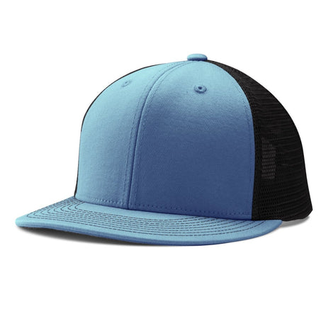 Champro HC5 Performance Trucker Snapback Cap Moisture Wicking Team LB2LTBLUEBLACKLTBLUE Standard Baseball Caps