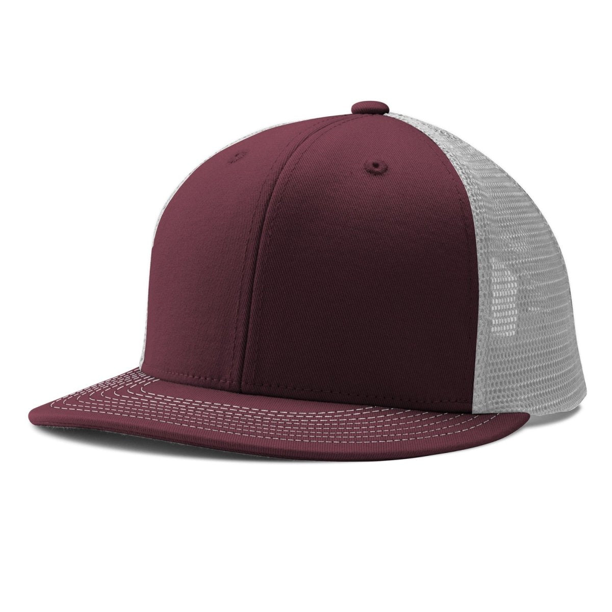 Champro HC5 Performance Trucker Snapback Cap Moisture Wicking Team MA4MAROONWHITEMAROON Standard Baseball Caps