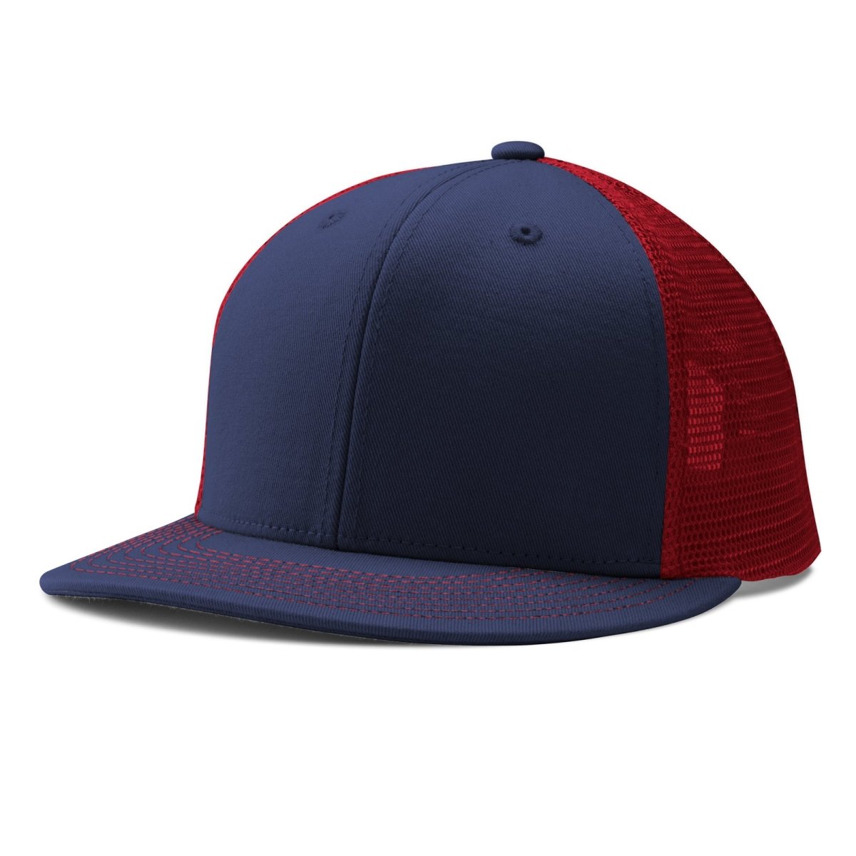 Champro HC5 Performance Trucker Snapback Cap Moisture Wicking Team NY11NAVYSCARLETNAVY Standard Baseball Caps