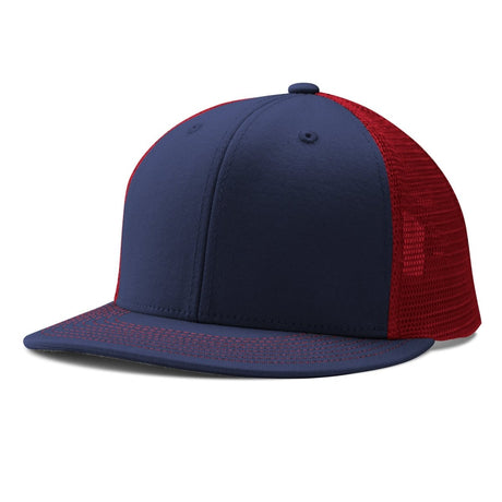 Champro HC5 Performance Trucker Snapback Cap Moisture Wicking Team NY11NAVYSCARLETNAVY Standard Baseball Caps