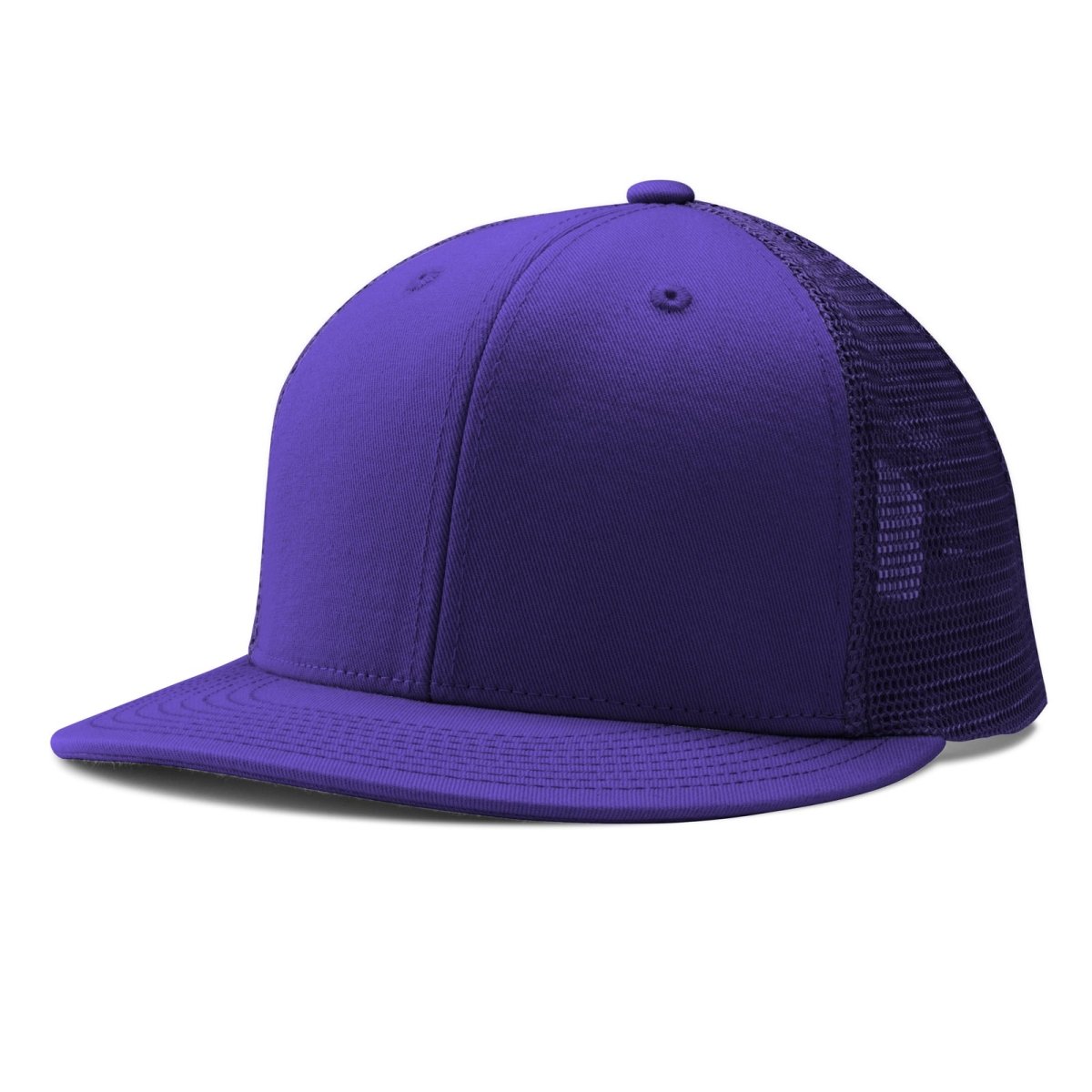 Champro HC5 Performance Trucker Snapback Cap Moisture Wicking Team PU1PURPLE Standard Baseball Caps