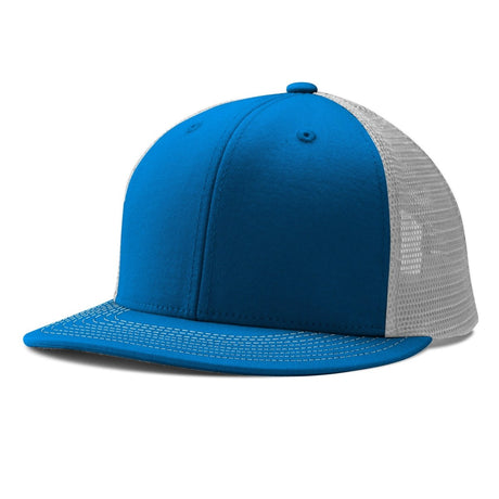 Champro HC5 Performance Trucker Snapback Cap Moisture Wicking Team RY8ROYALWHITEROYAL Standard Baseball Caps