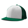 Champro HC5 Performance Trucker Snapback Cap Moisture Wicking Team W7WHITEFORESTGREENFORESTGREEN Standard Baseball Caps