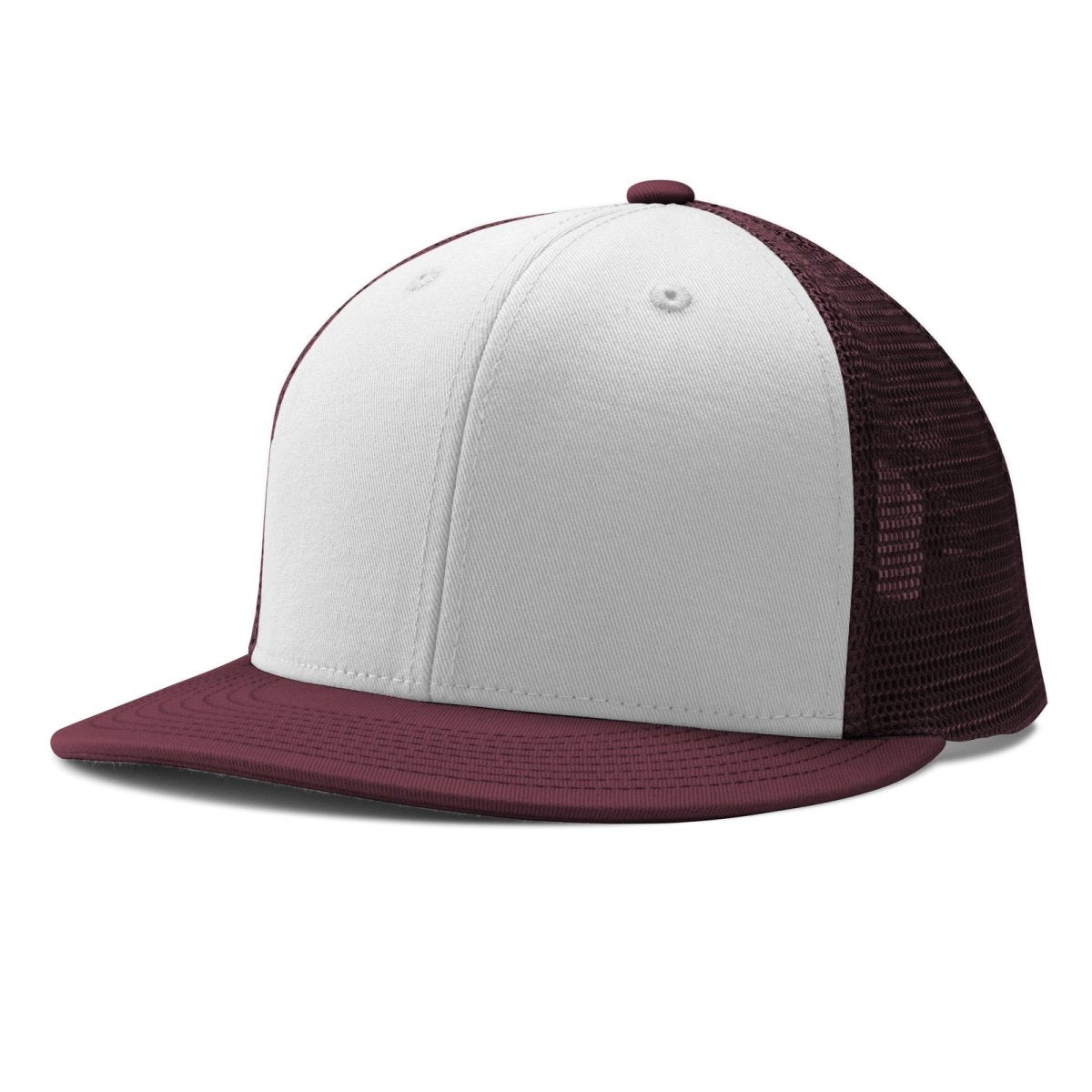 Champro HC5 Performance Trucker Snapback Cap Moisture Wicking Team W8WHITEMAROONMAROON Standard Baseball Caps