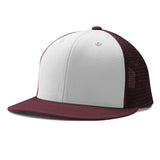 Champro HC5 Performance Trucker Snapback Cap Moisture Wicking Team W8WHITEMAROONMAROON Standard Baseball Caps