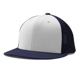 Champro HC5 Performance Trucker Snapback Cap Moisture Wicking Team W9WHITENAVYNAVY Standard Baseball Caps