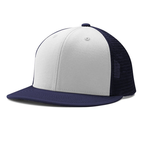 Champro HC5 Performance Trucker Snapback Cap Moisture Wicking Team W9WHITENAVYNAVY Standard Baseball Caps