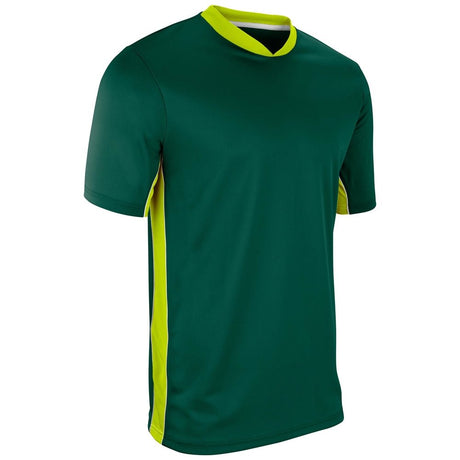 Champro Header Soccer Jersey | Champro SJ10 FORESTGREENOPTICYELLOWWHITE S Soccer
