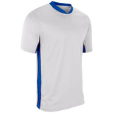 Champro Header Soccer Jersey | Champro SJ10 WHITEROYALSCARLET S Soccer