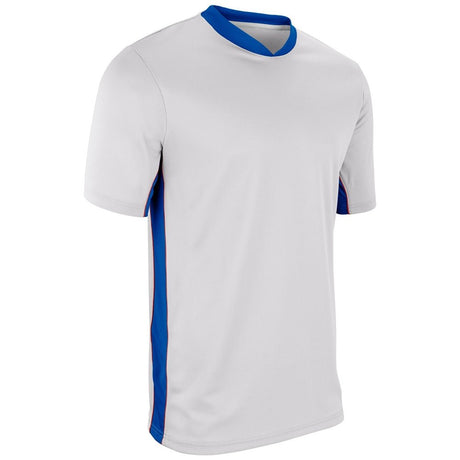 Champro Header Soccer Jersey | Champro SJ10 WHITEROYALSCARLET S Soccer