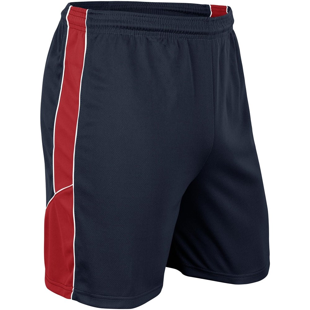 Champro Header Soccer Short | Champro SS10 NAVYSCARLETWHITE S Shorts