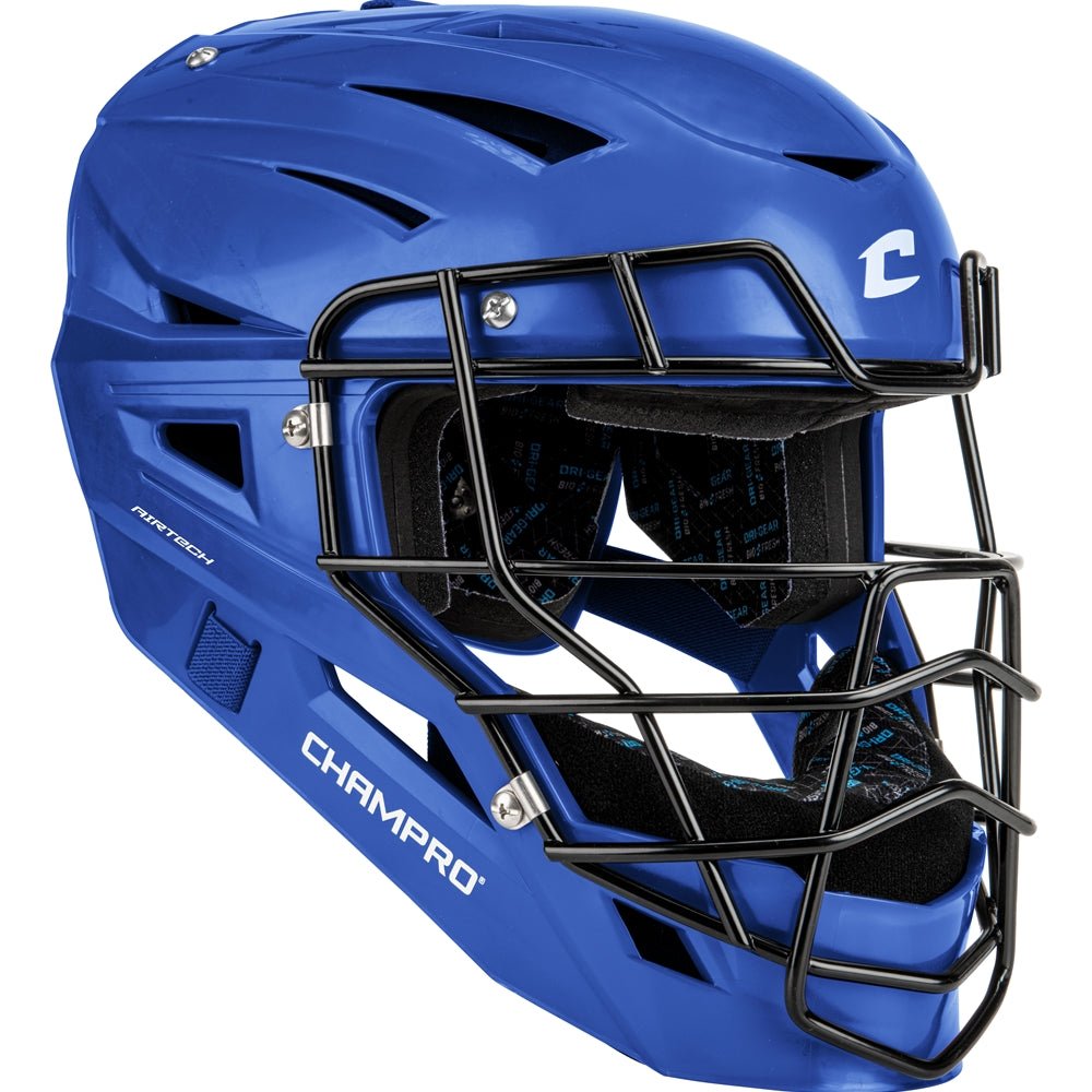 Champro HX Cannon Uncoated Catcher's Mask | Champro CMHXU ROYAL M Catchers Equipment Sets