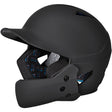 Champro HX Gamer Plus Bsbll Helmet w/Flap | Champro HXMJG BLACK Senior Baseball & Softball Protective Gear