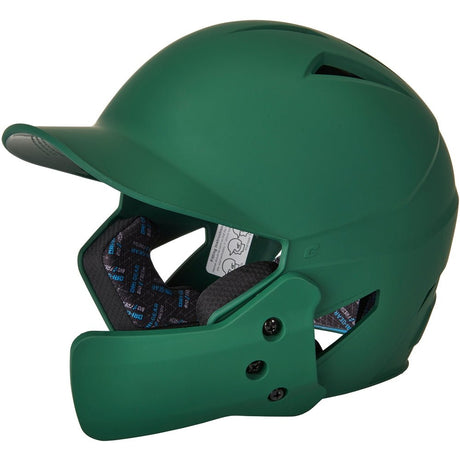 Champro HX Gamer Plus Bsbll Helmet w/Flap | Champro HXMJG FORESTGREEN Senior Baseball & Softball Protective Gear