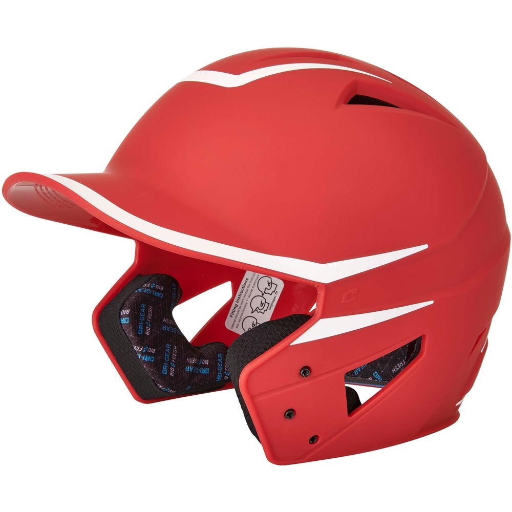 Champro HX Legend Matte Baseball Helmet | Champro HXM2 SCARLETWHITE Senior Baseball & Softball Protective Gear