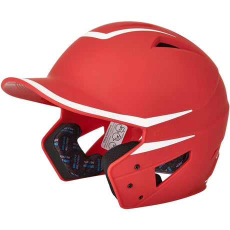 Champro HX Legend Matte Baseball Helmet | Champro HXM2 SCARLETWHITE Senior Baseball & Softball Protective Gear