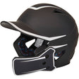 Champro HX Legend Plus 2 - Tone Bsbll Helmet w/Flap | Champro HXM2JG BLACKWHITE Senior Baseball & Softball Batting Helmets