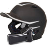 Champro HX Legend Plus 2 - Tone Bsbll Helmet w/Flap | Champro HXM2JG BLACKWHITE Senior Baseball & Softball Batting Helmets