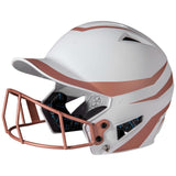 Champro HX Rise Legend Batting Helmet w/Facemask | Champro HXFPM2 ROSEGOLD Senior Baseball & Softball Protective Gear