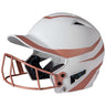 Champro HX Rise Legend Batting Helmet w/Facemask | Champro HXFPM2 ROSEGOLD Senior Baseball & Softball Protective Gear