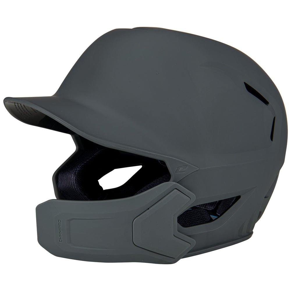 champro football helmet covers Champro HXEMJG HXE Matte Baseball Helmet w/Jaw Guard – Joe's USA