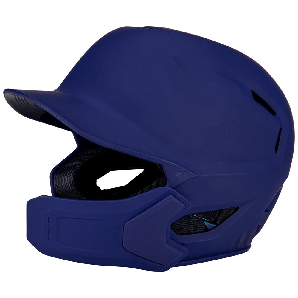 baseball motorcycle helmets Champro HXEMJG HXE Matte Baseball Helmet w/Jaw Guard – Joe's USA