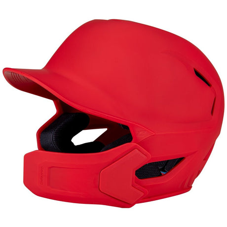 Champro HXE Matte Baseball Helmet w/Jaw Guard | Champro HXEMJG SCARLET M Baseball Helmets