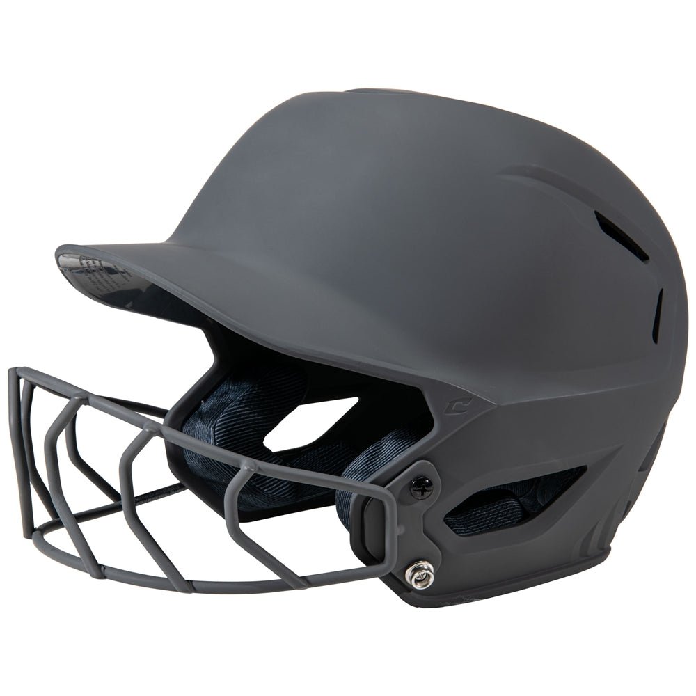 Champro HXE Matte Softball Helmet w/Facemask | Champro HXEFPM GRAPHITE M