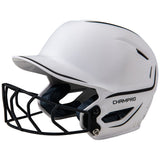 Champro HXE Two - Tone Matte Softball Helmet w/Facemask | Champro HXEFPM2 BLACK M