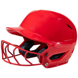 Champro HXEFPS Starter Softball Helmet w/Facemask SCARLET S