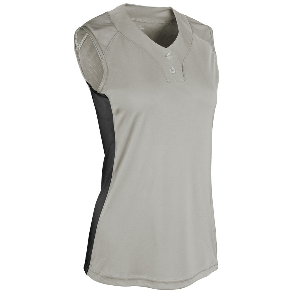 Champro Infinite 2 - Button Sleeveless Jersey | Champro BS86 GREYBLACK S Jerseys