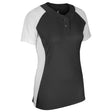 Champro Infinite 2 - Button SS Jersey | Champro BS80 BLACKWHITE S Sports Uniforms
