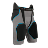 Champro Integrated Girdle w/Built - in Hip | Champro FPGU6 BLACKCHARCOALINSET S American Football Girdles