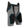Champro Integrated Girdle w/Built - in Hip | Champro FPGU6 BLACKCHARCOALINSET S American Football Girdles