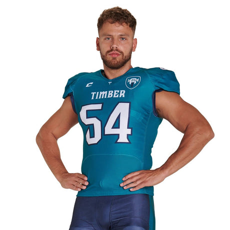 Champro JUICE Build - Your - Own Collegiate Football Jersey w/Lineman Sleeves | Champro JFJ11 Standard S