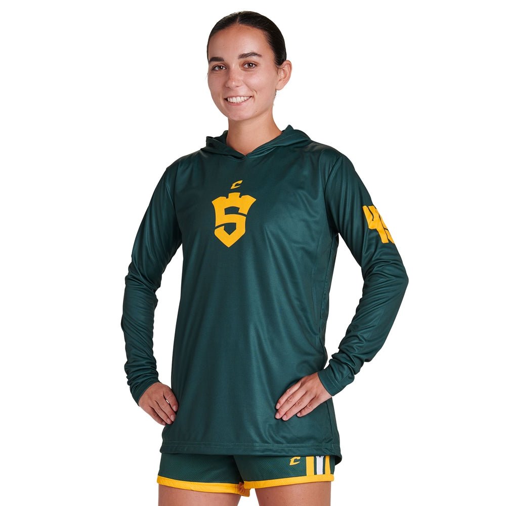 Champro JUICE Build - Your - Own Long Sleeve Shooter Shirt with Hood | Champro JBBJ28 Standard XS