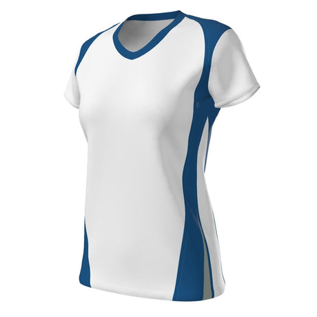 Champro Juice V - Neck Cap Sleeve FITTED T-Shirt | Champro JBST1 Standard XS Short Sleeve T-Shirts