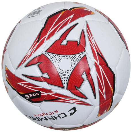 Champro KICKOFF Soccer Ball | Champro SB510 WHITESCARLET 3 Soccer Balls