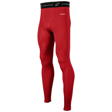 Champro Lightning 2.0 Compression Full Length Tight | Champro CS05 SCARLET S Activewear Pants