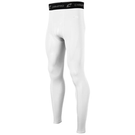 Champro Lightning 2.0 Compression Full Length Tight | Champro CS05 WHITE S Activewear Pants